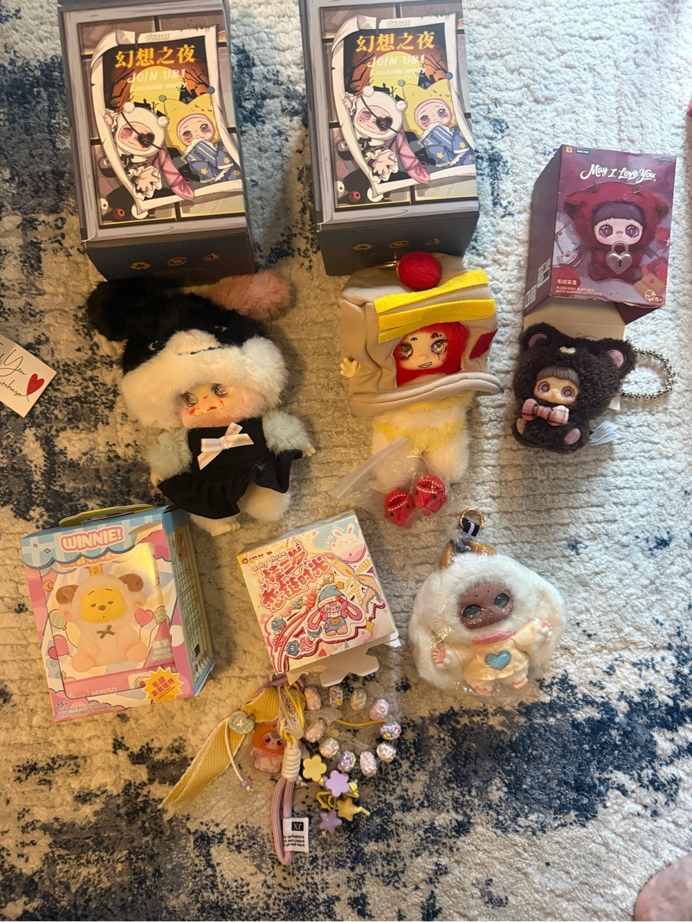 baby three, mei mei, darkness, lamb Miniso, costume party